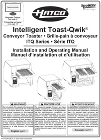 Notice Hatco INTELLIGENT TOASTQWIK ITQ8751C Grille pain