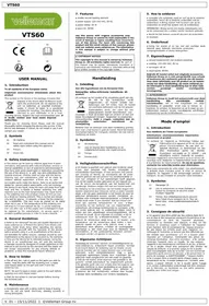 Notice VELLEMAN VTS60 Machine de soudure