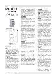 Notice Perel EDIN305N équipements de mesure