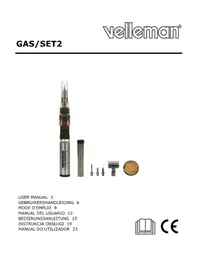 Notice VELLEMAN GASSET2 Machine de soudure