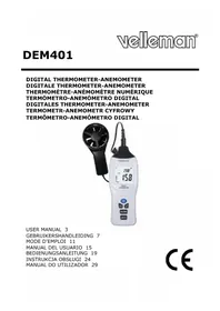 Notice VELLEMAN DEM401 Messgeräte