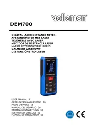 Notice VELLEMAN DEM700 Télémètre