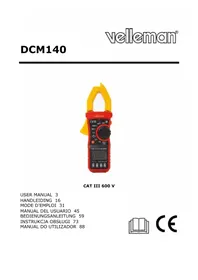 Notice VELLEMAN DCM140 Messgeräte