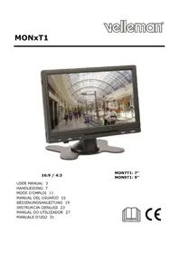 Notice VELLEMAN MON7T1 Monitor