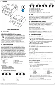 Notice Perel E300GSM équipements de mesure