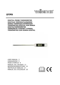 Notice VELLEMAN DTP9 Thermometer