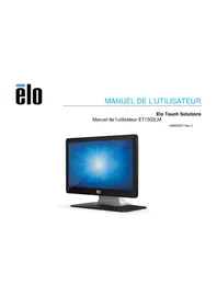 Notice ELO 1502LM Moniteur