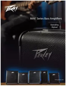 Notice PEAVEY MAX 300 Recepteur