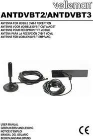 Notice VELLEMAN ANTDVBT3 Recepteur