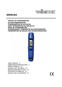 Notice VELLEMAN DEM104 Thermometer