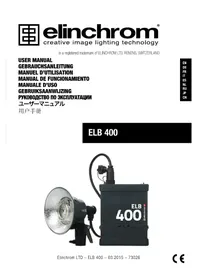Notice Elinchrom ELB 400 Éclairage