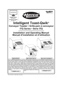 Notice Hatco INTELLIGENT TOASTQWIK ITQ17502C Grille pain