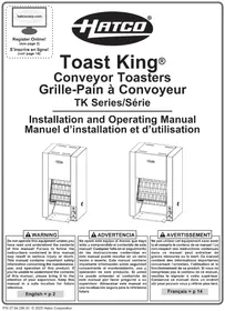 Notice Hatco TOAST KING TK135B Grille pain