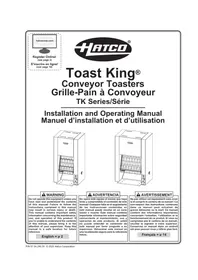 Notice Hatco TOAST KING TK155B Grille pain