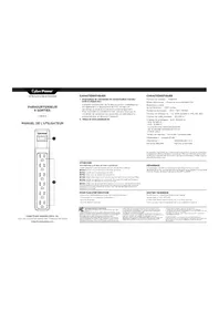 Notice CyberPower CSB6012 Parasurtenseur