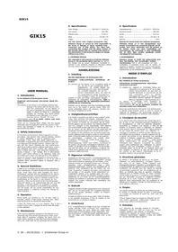 Notice Perel GIK15 Lutte antiparasitaire