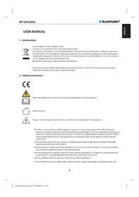 Notice BLAUPUNKT BPGIKLED05 Zwalczanie szkodników