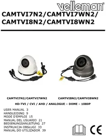 Notice VELLEMAN CAMTVI7N2 Überwachungskamera