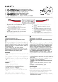 Notice VELLEMAN CHLSC3 Gradateur