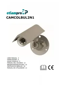Notice EtiamPro CAMCOLBUL2N1 Caméra de surveillance