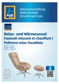 Notice Living Style GTRWS01 Fauteuil chauffant