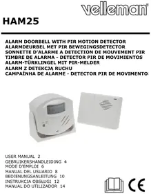 Notice VELLEMAN HAM25 Détecteur