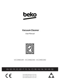Notice BEKO VCC 34803 AD Fshesë me vakum
