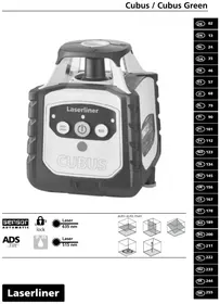 Notice Laserliner CUBUS G 210 S Laser nivå
