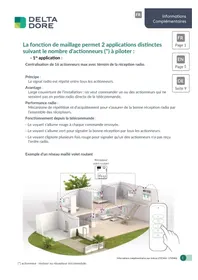 Notice DELTA DORE TYXIA 2331 Commutateur