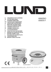 Notice Lund 68250 Stroj na cukrovou vatu