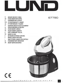 Notice Lund 67790 кухонний комбайн
