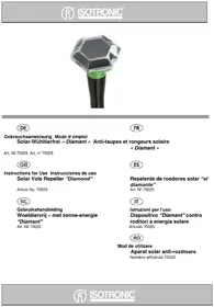 Notice Isotronic 70025 Lutte antiparasitaire