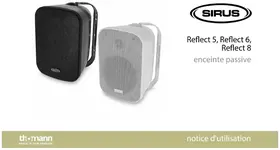 Notice Sirus REFLECT 8 Haut-parleur