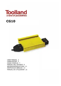 Notice Toolland CG10 Equipamentos de medição
