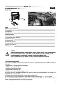 Notice APA 16625 Chargeur de piles