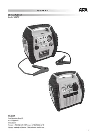 Notice APA 16547 Chargeur de batterie