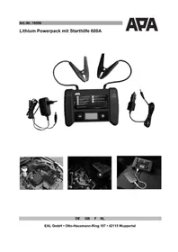 Notice APA 16558 Chargeur de batterie