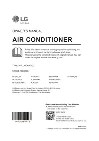 Notice LG PC12SK Ar condicionado