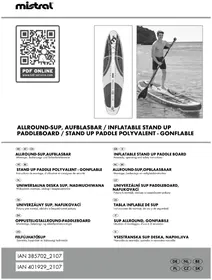 Notice MISTRAL HG06954 Nafukovací paddleboard