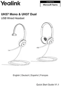 Notice Yealink UH37 Helm