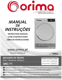 Notice Orima ORC71 Sèche-linge