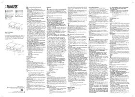 Notice PRINCESS RACLETTE PURE 8 162918 Appareil à fondue, raclette et wok