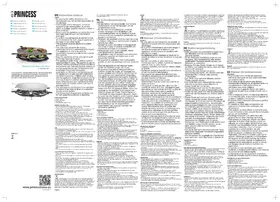 Notice PRINCESS RACLETTE 8 OVAL STONE GRILL PARTY 162720 Appareil de cuisson électrique