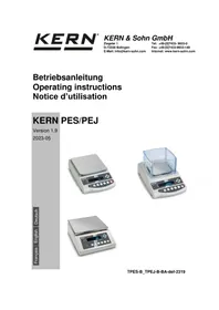 Notice Kern PES 150001M Küchenwaagen