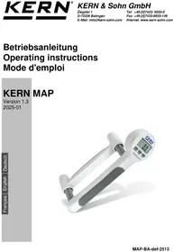 Notice Kern MAP 80K1S Waagen