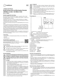 Notice Renkforce RFWFE200 Wifi repeater