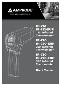 Notice Beha-Amprobe IR720EUR Thermomètre