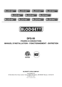 Notice Blodgett PREMIUM DFG50 Four