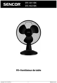 Notice SENCOR SFE 3011BK Ventilateur