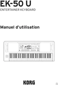 Notice KORG EK50 U Synthétiseur